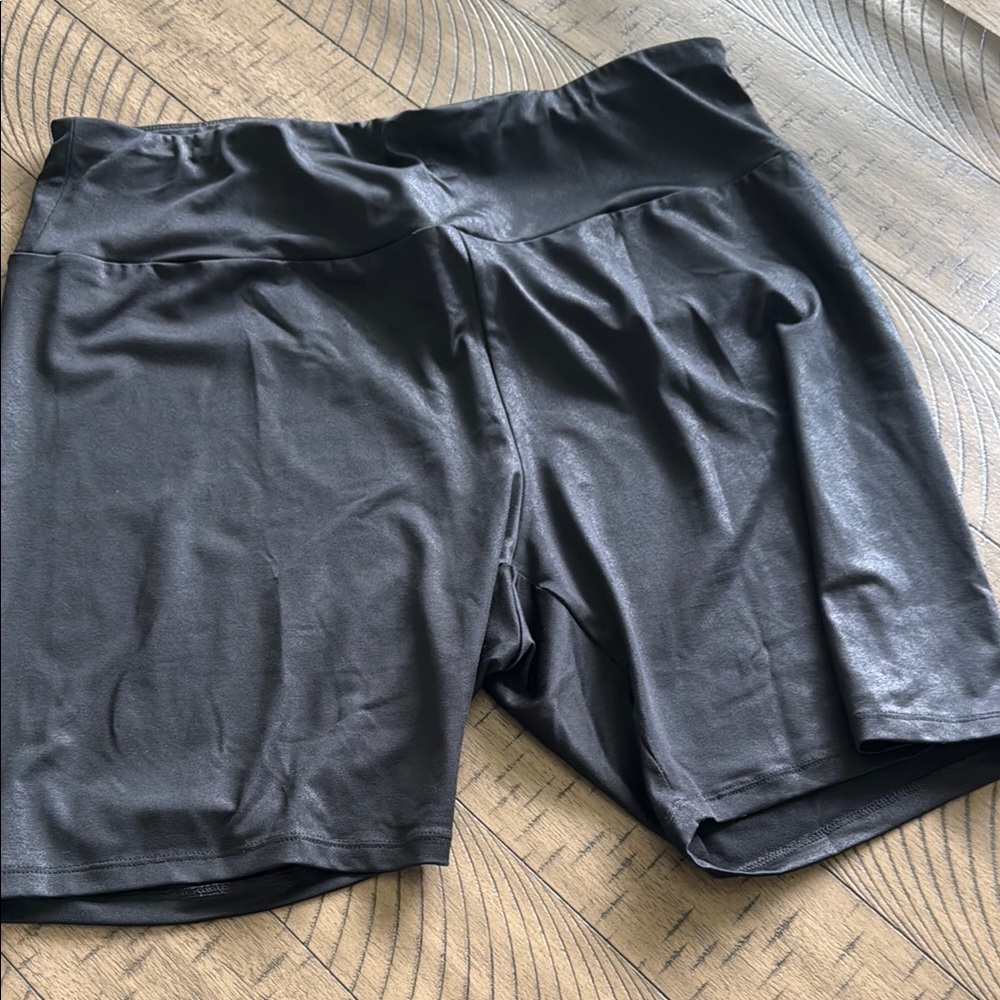 Ava & Viv Shimmering Black Shorts